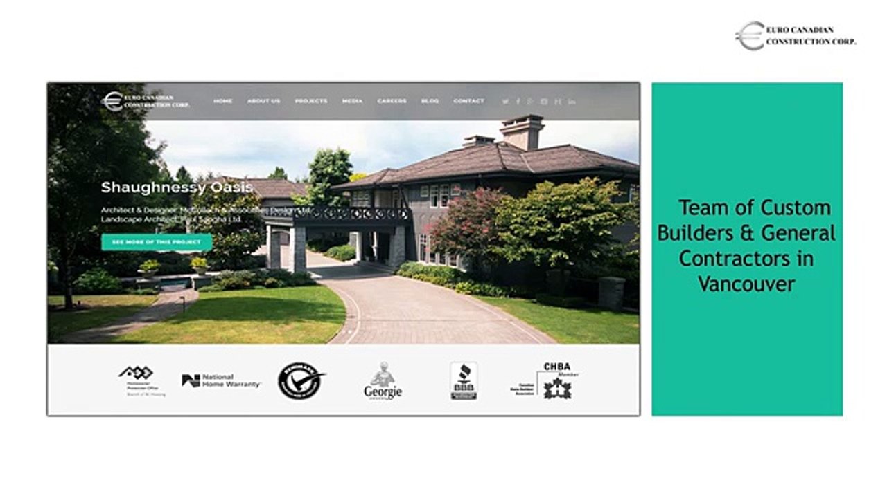 Custom Builders & General Contractors in Vancouver