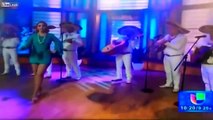 LiveLeak Mexican Singers Sanitary Pad Falls Down