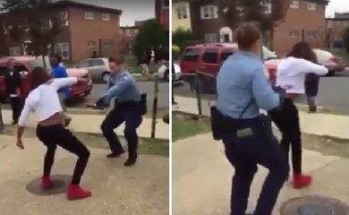 This Cop Disperses Fighting Teens By A Nae-Nae Dance-Off