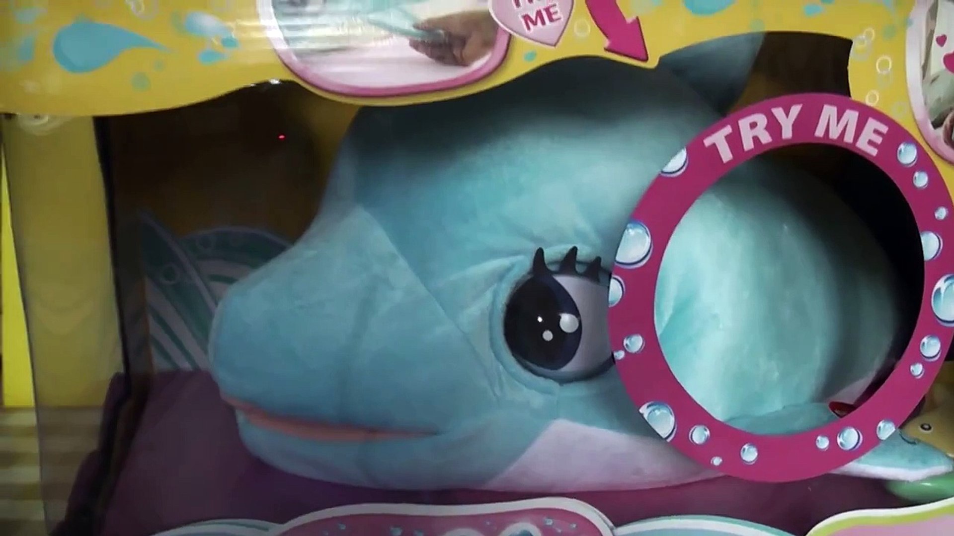 Blu Blu the Baby Dolphin talking interactive plush toy review IMC Toys club  petz - Dailymotion Video
