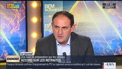 Accord sur les retraites complémentaires: "On peut considérer que c'est un vrai pas en avant", Emmanuel Grimaud - 30/10