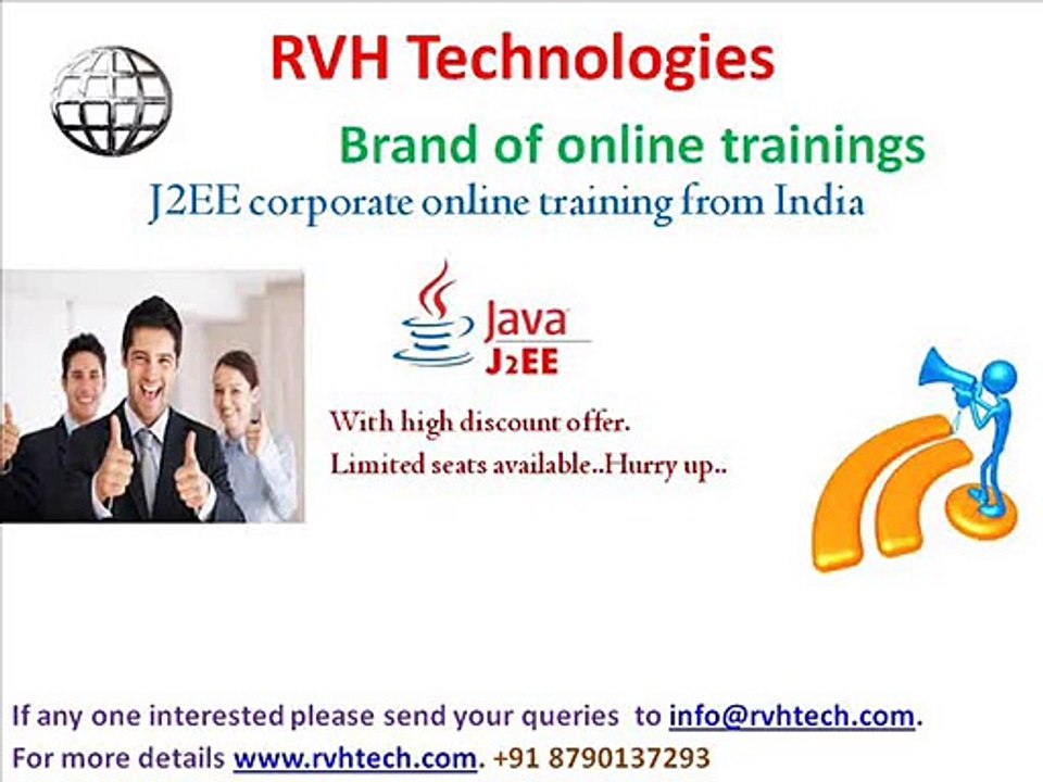 J2EE corporate online training from india|low fee