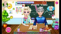 NEW Video Elsa And Jack frost frozen Homework Slacking For Girls