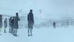 NFL Football Players break Glasses to play under Snow Fall in new Nike Commercial