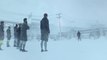 NFL Football Players break Glasses to play under Snow Fall in new Nike Commercial