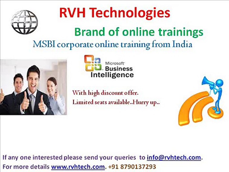 MSBI corporate online training from india|low fee