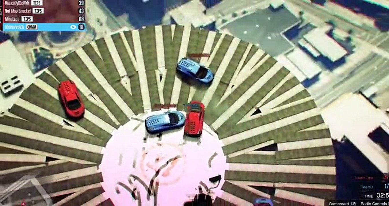 NUEVO! GTA 5 Online: Windmill Bridge of Death & Red vs. Blue (GTA 5 Fun Jobs) zxvf