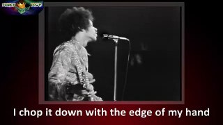 Jimi Hendrix - Voodoo Child rare awesome performance (with lyrics)