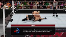 WWE 2K16 Game Play Brock Lesnar vs. Seth Rollins