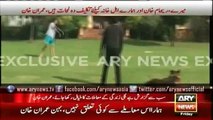 Chairman PTI Imran Khan Plays A Game Of Cricket With Reham Khan