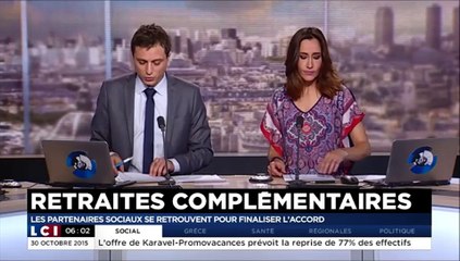 Passage média - P.Coton - LCI - Retraites complémentaires