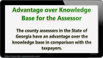 The Fulton County Tax Assessor’s Information Advantage