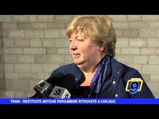 TRANI | Restuituite alla Diocesi antiche pergamene ritrovate a Chicago