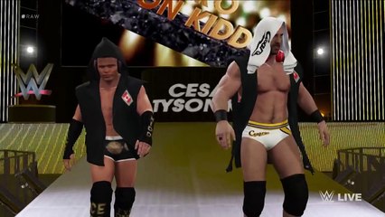 WWE 2K16- Cesaro and Tyson Kidd's and The Vaudevillains entrances