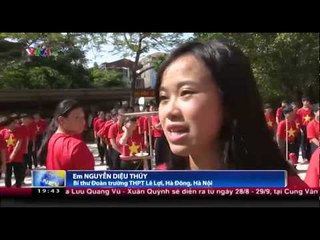 Học sinh may 300 lá cờ Tổ quốc tặng Trường Sa