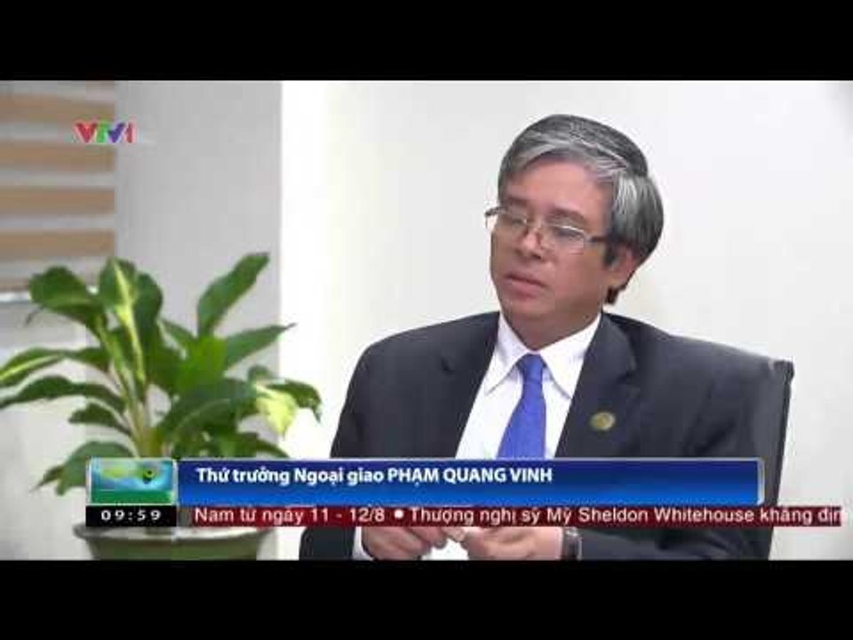 Trao đổi với Thứ trưởng Ngoại giao Phạm Quang V...