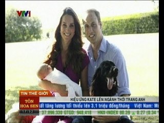 Hiệu ứng Kate lên ngành thời trang Anh.