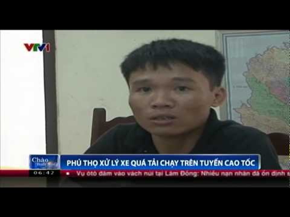 Phú Thọ xử lý xe quá tải chạy trên tuyến cao tốc