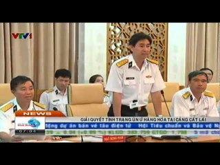 Giải quyết tình trạng ùn ứ hàng hóa tại cảng Cát Lái