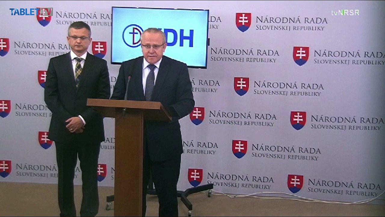 ZÁZNAM: Tlačová konferencia Kresťanskodemokratického hnutia 