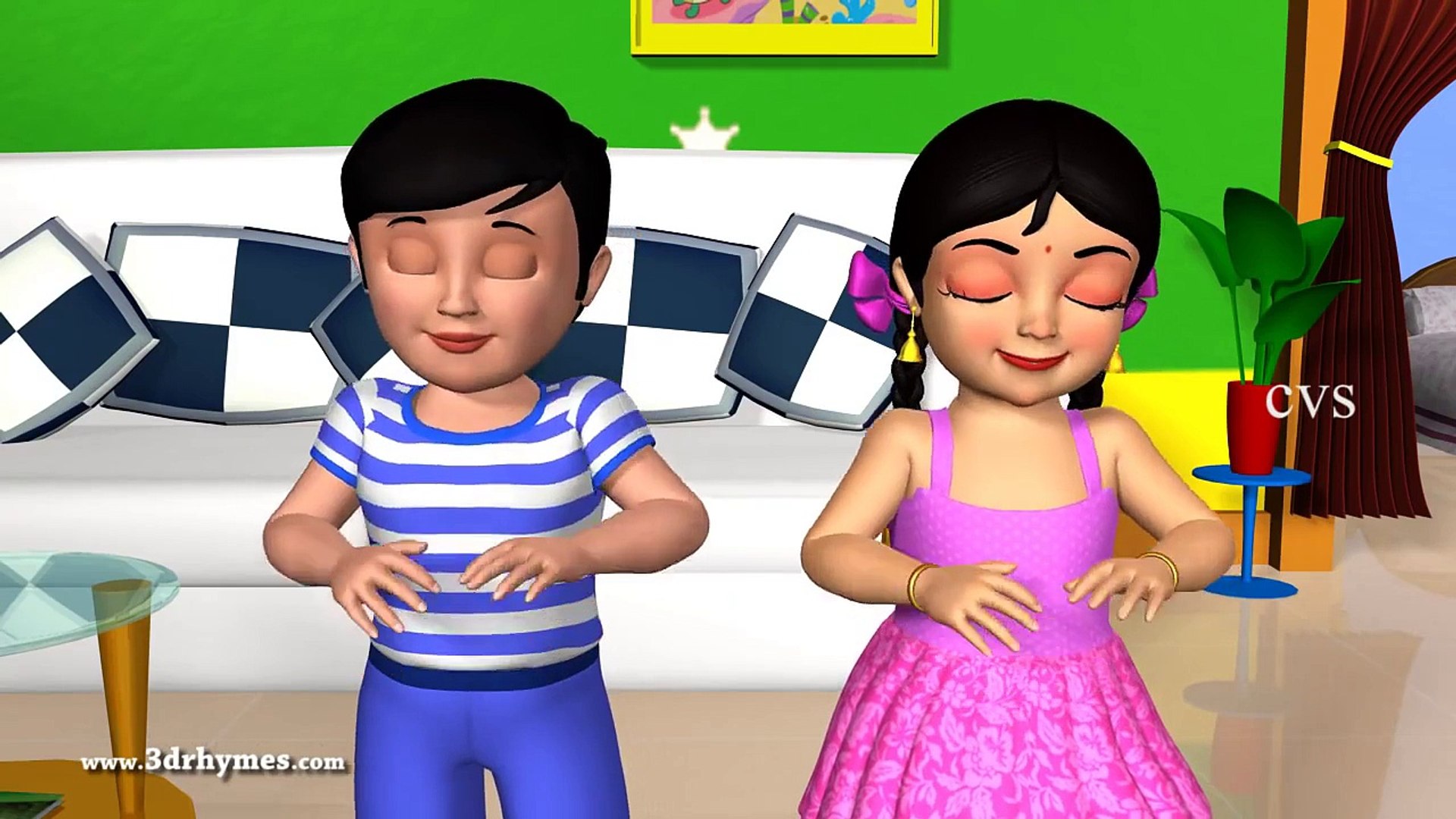 ⁣Learn Body Parts Song | 3D Nursery Rhymes | English Nursery Rhymes | Nursery Rhymes for Kids