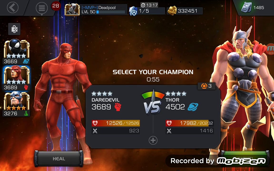 Mini Boss Thor Battle