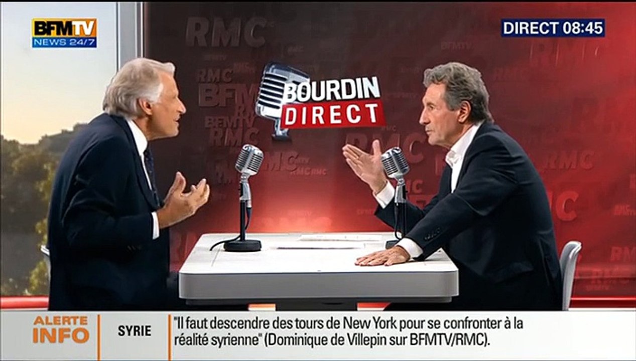Dominique de Villepin face à Jean-Jacques Bourdin en direct_BFMTV_2015_09_29_08_58