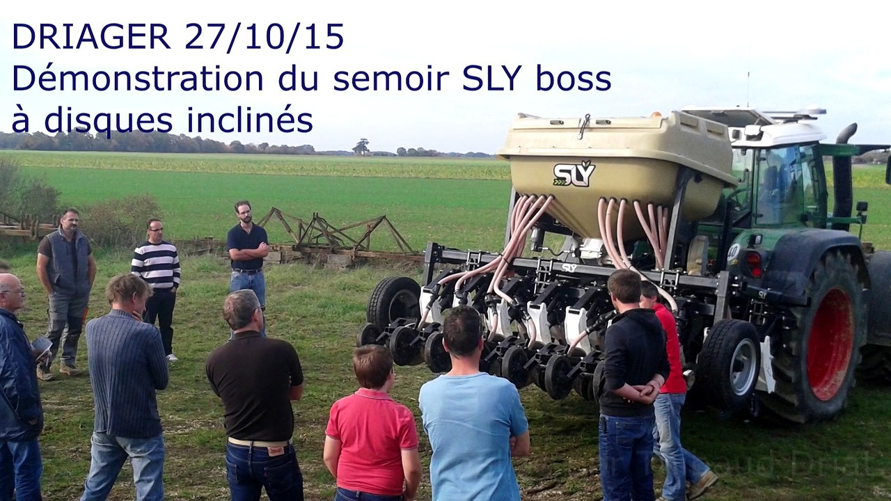 Démo semis direct du semoir SLY