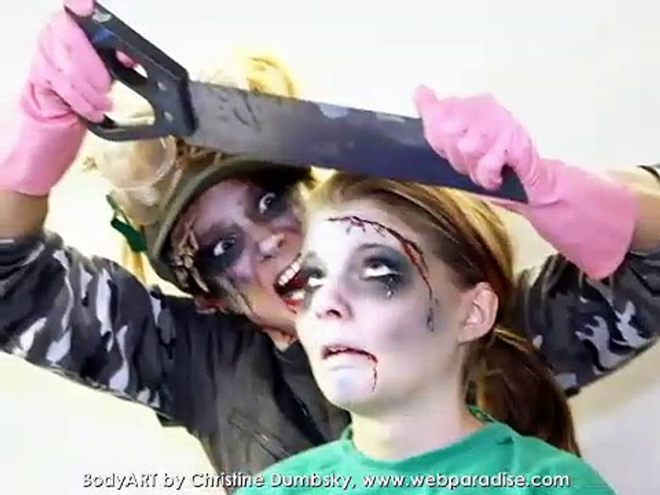 halloween make-up crazy by webparadise
