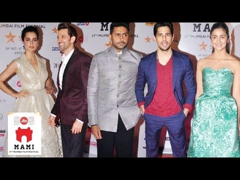 17th Mumbai Film Festival (MAMI) | Hrithik Roshan, Siddharth Malhotra, Alia Bhatt