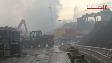 Incendie : impressionnants dégâts dans une usine de l'Oise