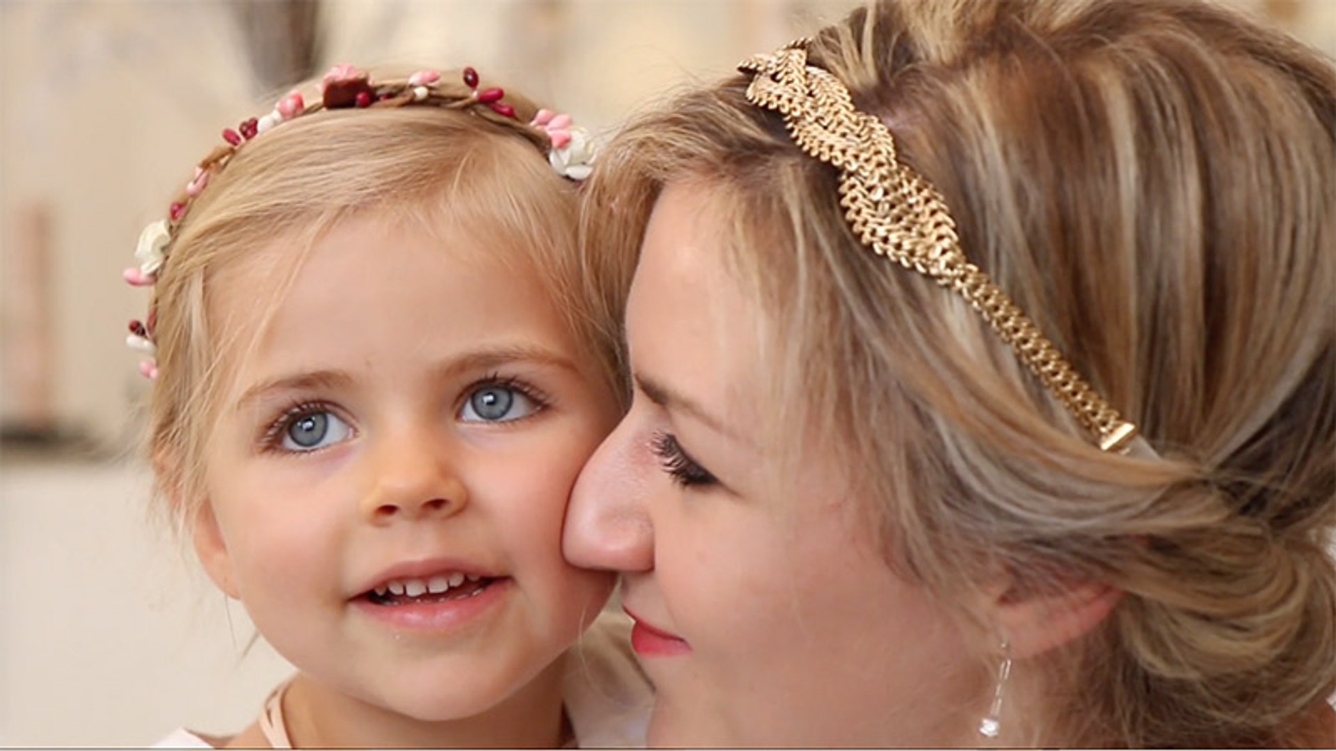 Tuto headband mère-fille : à chacune sa coiffure bohème - Vidéo Dailymotion