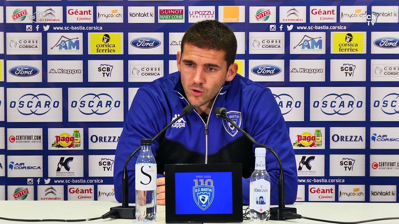 Bastia-Caen : Conf. d'avant-match de J-L .Leca