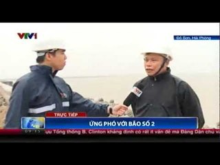 Ứng phó với bão số 2 tại Đồ Sơn, Hải Phòng