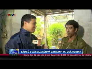 Bão số 2 gây mưa lớn và gió mạnh tại Quảng Ninh