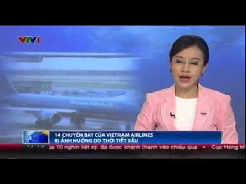 14 chuyến bay của Vietnam Airlines bị ảnh hưởng do thời tiết xấu