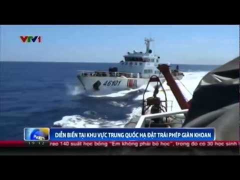 Diễn biến tại khu vực Trung Quốc hạ đặt trái phép giàn khoan