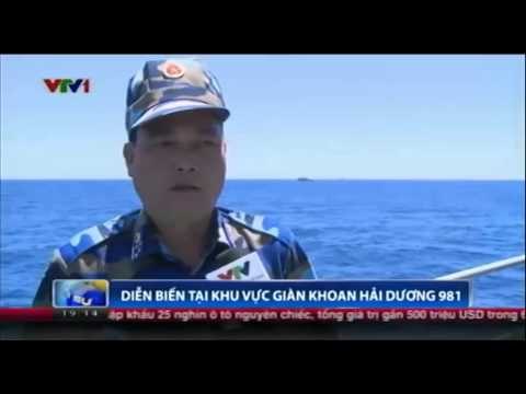 Diễn biến tại khu vực giàn khoan Hải Dương 981