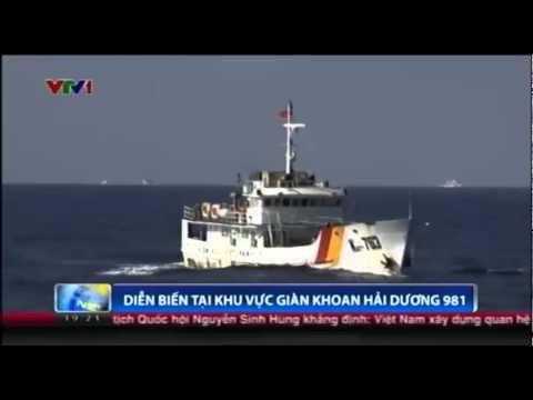 Diễn biến tại khu vực giàn khoan Hải Dương 981