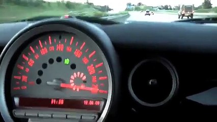Mini R56 JCW V-Max 164 MPH / 263 km/h Part 1/2