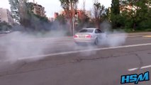 BMW E46 330CI City Burnout!