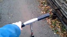 Прикол с самокатом