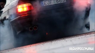 BMW E36 -  SICK Burnout!! [ 1080p HD ]