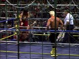 NWA Halloween Havoc Electrified Thunder Dome Match - Terry Funk and the Great Muta vs 'The Nature Boy' Ric Flair and Sting