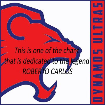 Practice chants for Roberto Carlos by dynamos ultras