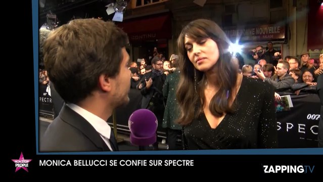 James Bond - Spectre : Un journaliste sous le charme de Monica Bellucci en pleine interview