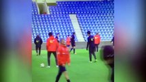 Martin Odegaard with a sublime first time touch before Norway vs Malta game
