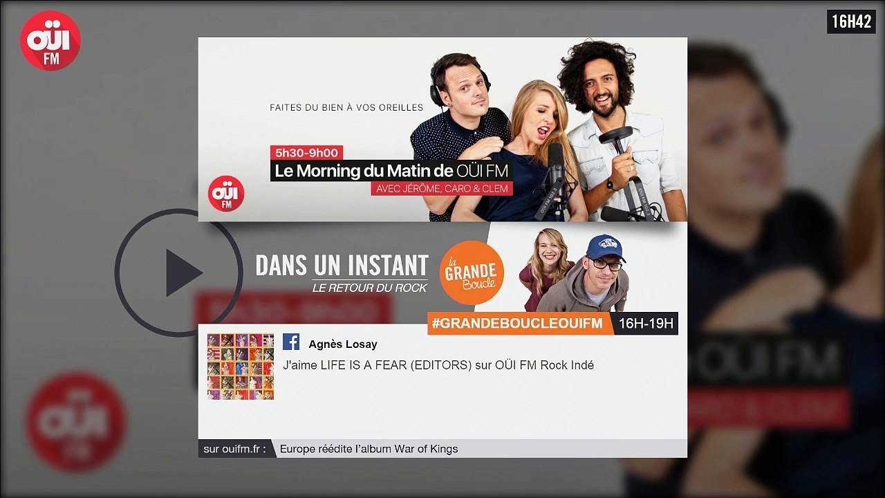 OUI FM en direct vidéo /// La radio s'écoute au...