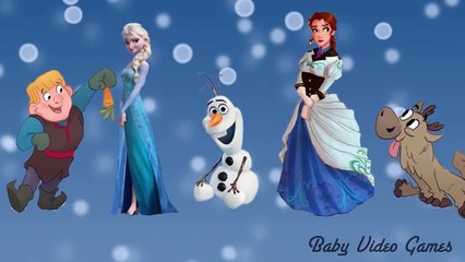 Cartoons Movie Frozen | Finger Family Kids Cartoon | Top Frozen Elsa