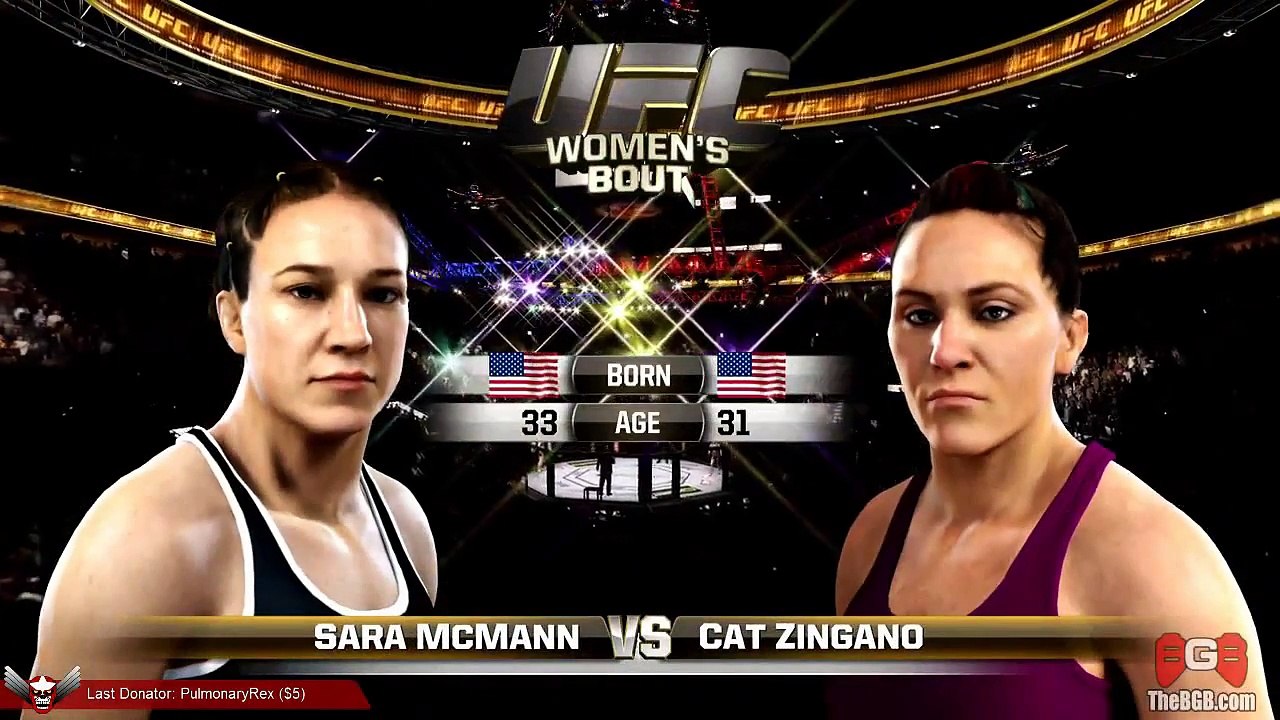 Sara McMann vs Cat Zingano show time